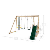 Plum Mandrill Wooden Climbing Frame - Chikili.com