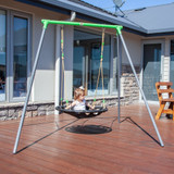 Dynamic Sports Fennic Fox Nest Metal Swing Set-Chikili.com