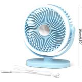 Adjustable USB Cooling Fan Light -Chikili.com