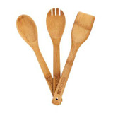 3 Pcs Bamboo Kitchen Tools Set 1X48
