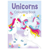 Alligator Books Unicorns Colouring Book Blue