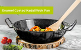 Enamel Coated Wokpan 30CM1X10
