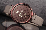 LILY EMEA CREAM GOLD BALCK LEATHER 010-02384-B1