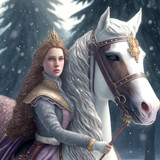 Princess -Snow White with Horse