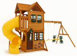 Kidkraft Sunview II Wooden Swing Playground Playset Kidkraft Sunview II Wooden Swing Playground Playset