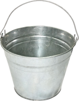 13L Transparent Bucket/Steel Handle1X48