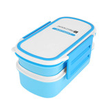 2Layer Air Tight Lunch Box-Pink 1X12