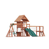 Mountpeak - Double Decker Everest Swing Set  & Playhouse with wooden Roof- Chikili.com