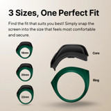 iQibla Smart Zikr ring, JOOD-J01, Polyester - Black- Chikili.com