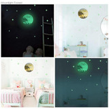 Luminous Moon Wall Sticker - Chikili.com