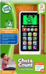 LEAPFROG CHAT AND COUNT EMOJI PHONE - WHITE - MULTI COLOR - 80-603703