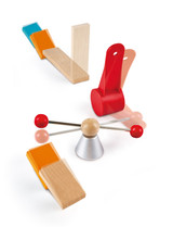 HAPE - ROBOT FACTORY DOMINO STEAM TOY WOODEN SET - 122PCS