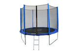 FUNJUMP 10 FT BLUE TRAMPOLINE WITH OUTSIDE SHORT POLE SAFETY NET AND LADDER- Chikili.com FUNJUMP 10 FT BLUE TRAMPOLINE WITH OUTSIDE SHORT POLE SAFETY NET AND LADDER- Chikili.com