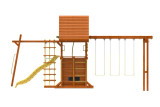 KidKraft Discovery Den with Monkey Bar Swing Set- Chikili.com