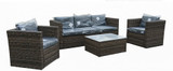 GRANDALA CONVERSATION SET-4PC THREE SEAT SOFA-205X72X74CM SINGLE SOAFA-85X72X74CM TABLE-85X68X37CM- Chikili.com