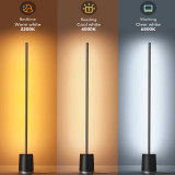 Govee RGBICWW Corner Floor Lamp 2 - Black- Chikili.com