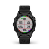 Fenix 6 Sapphire Black DLC W?NTRL Nylon Band 010-02158-17 chikili.com