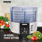 Geepas 520W Digital Food Dehydrator with 5 Large Trays chikili.com