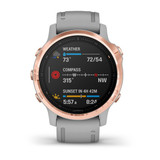 Garmin fēnix 6S - Pro Sapphire Editions Rose gold-tone with Powder Grey 010-02159-21 chikili.com