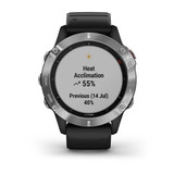 Garmin fēnix® 6S - Silver with bBlack Band 010-02158-00 chikili.com