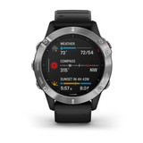 Garmin fēnix® 6S - Silver with bBlack Band 010-02158-00 chikili.com