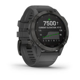 Garmin fēnix 6 - Pro Solar Edition Black with slate grey band 010-02410-11 chikili.com