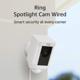 Ring Spotlight Cam Wired White-Chikili.com