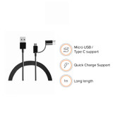 Mi 2 in1 USB Cable Micro USB To Type C -Chikili.com