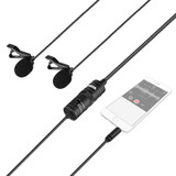 Boya Dual Mic Lavaliere Microphone [BY-M1DM] -Chikili.com