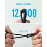 Anker Powerline II 3in1 Cable (Micro + Lightning + USB-C ) 3FT -Chikili.com