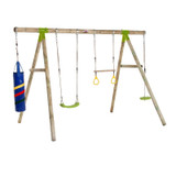 Plum Capuchin Wooden Swing Set -Chikili.com