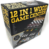 Spin Master 12 in 1 Wood Game Center -Chikili.com