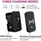 Travel Adaptor With Wireless Charger -Chikili.com