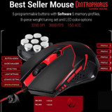 Redragon (S101-5) Wired Gaming Keyboard & Mouse-chikili.com