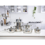 Royalford Stainless Steel Cookware Set RF5124 -Chikili.com