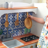 KidKraft Mosaic Magnetic Play Kitchen -Chikili.com