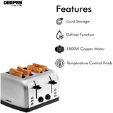 Geepas Bread Toaster GBT36507UK -Chikili.com