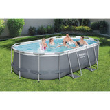 Bestway 56620 Power Steel Pool Set 14' x 8'2" x 39.5"