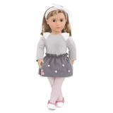 OG Doll with Pompom Skirt Outfit, Bina-chikili.com