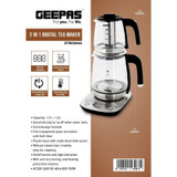 Geepas 2 In 1 Digital Tea Maker GTM38046 -Chikili.com