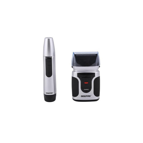 Geepas 2 In 1 Men's Shaver with Nose Trimmer GSR110N - Chikili.com