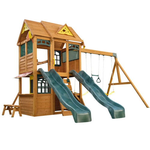 Kidkraft Overland Heights Swing Set-Chikili.com