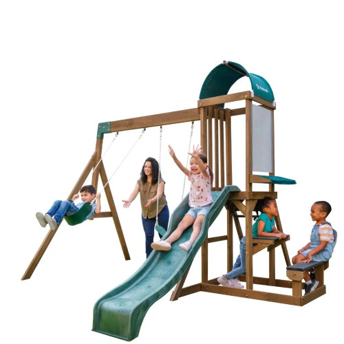 Kidkraft Wilderness Point Swing Set - Chikili.com Kidkraft Wilderness Point Swing Set - Chikili.com