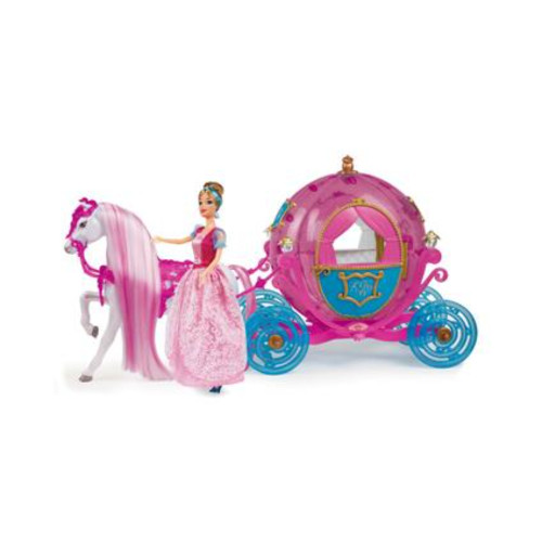 Princess Cinderella With Carriage - Chikili.com