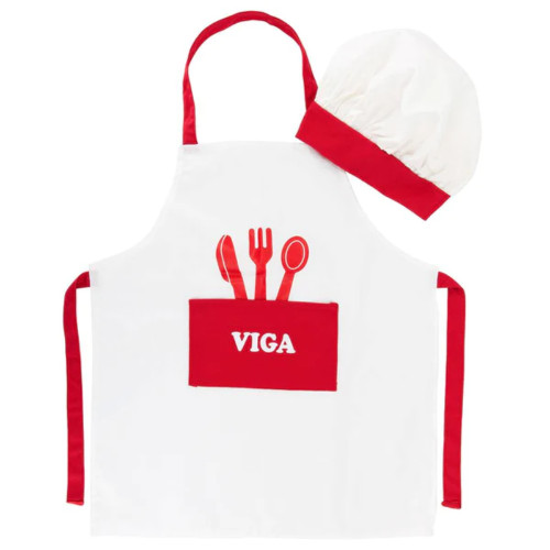 Viga Little Chef Uniform & Hat -Chikili.com