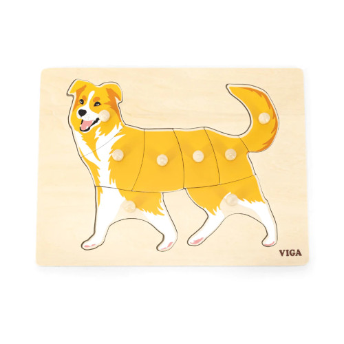 Viga Montessori Puzzle Dog-Chikili.com