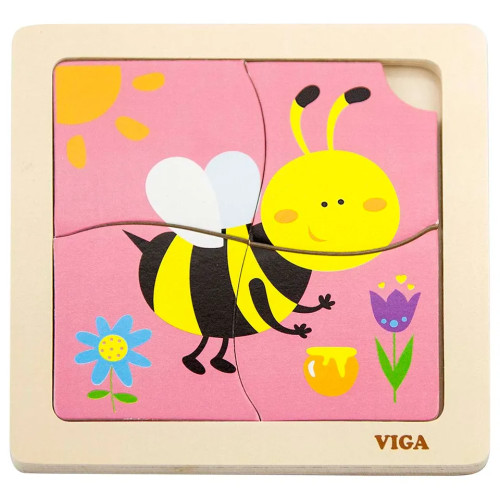 Viga Handy Flat Puzzle Bee-Chikili.com