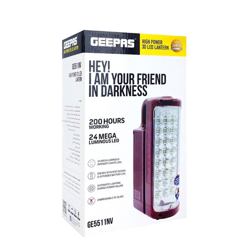 RechLed Lantern/54Led/Port Hand1x40