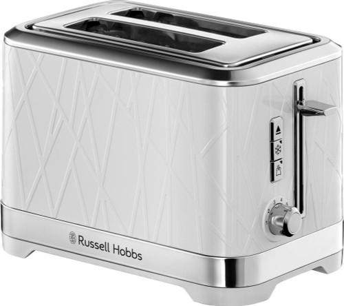 RUSSELL HOBBS 28090 STRUCTURE 2SLICE TOASTER WHITE