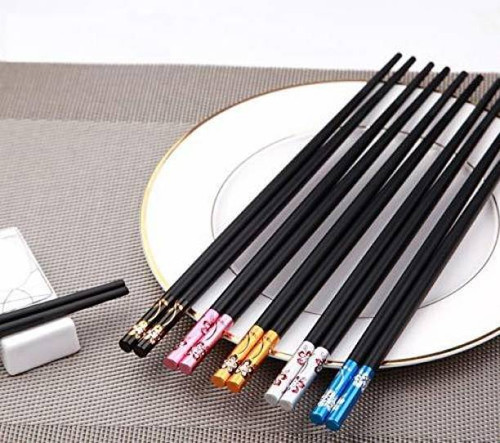 Conjoined Chopsticks ( Snack Clip ) - Brown